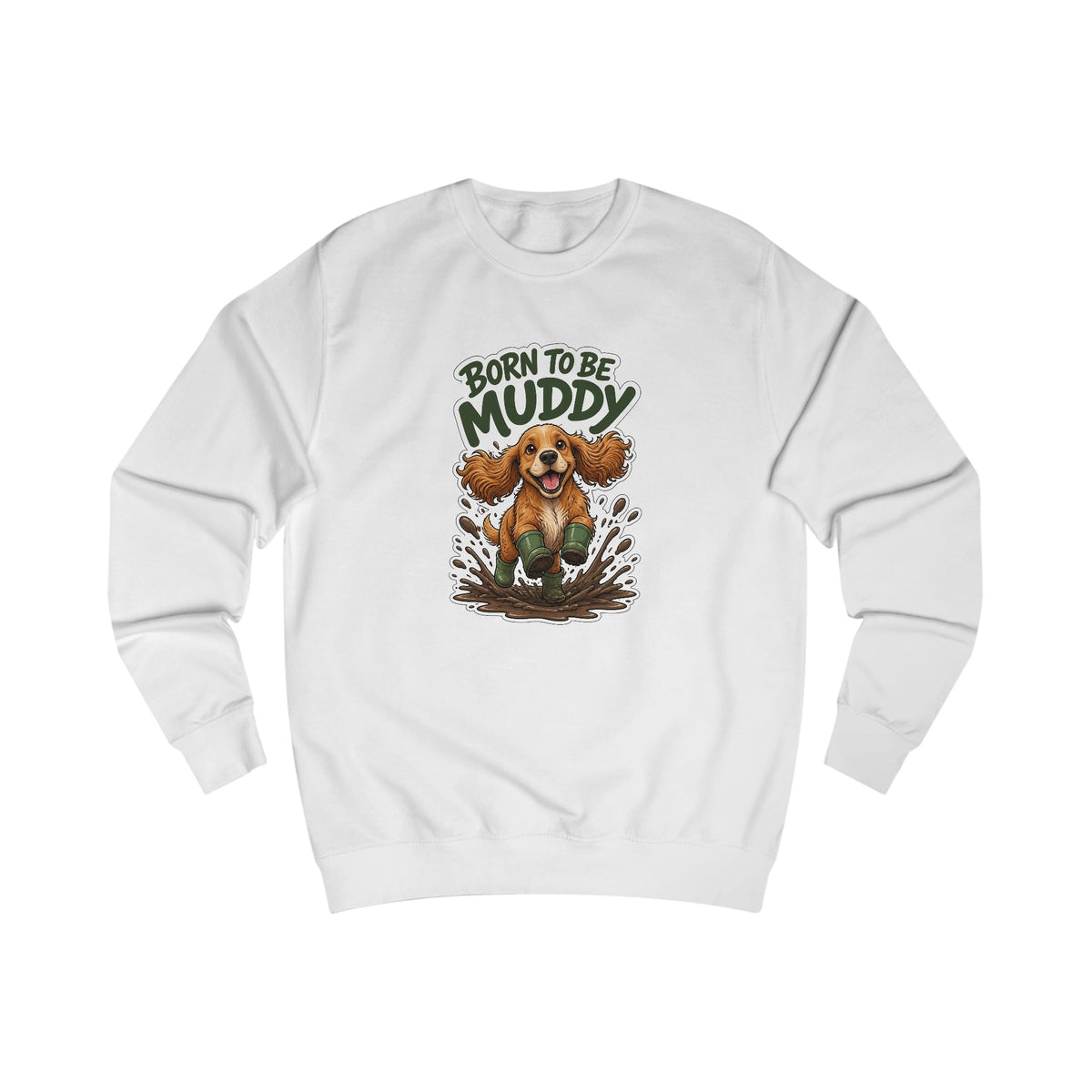 Personalised cocker spaniel sweatshirt