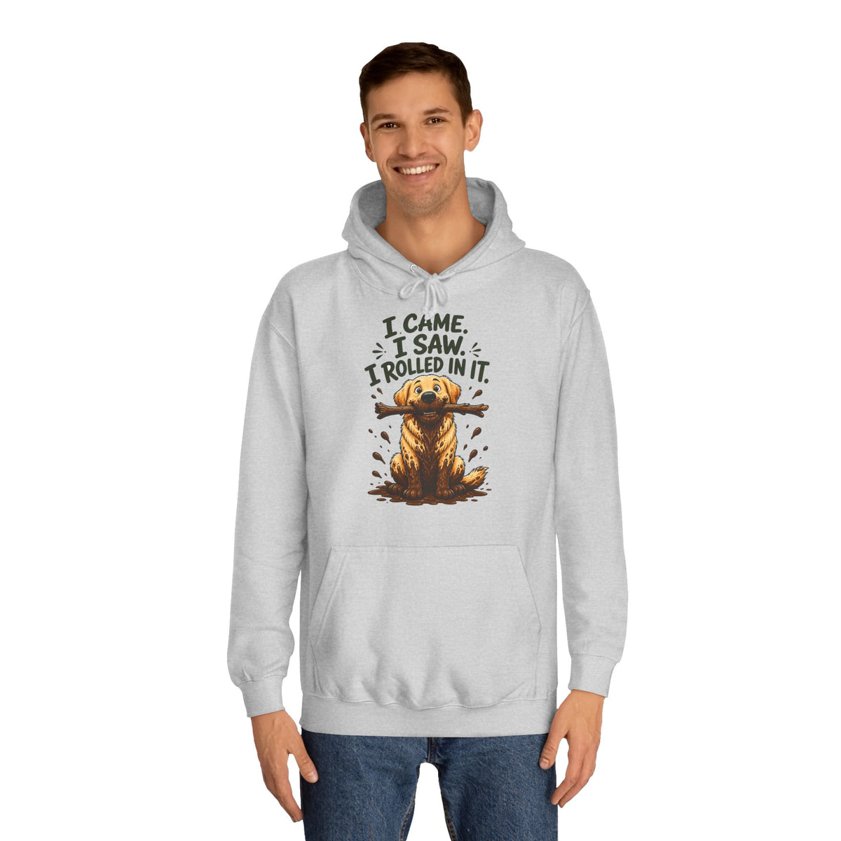 I Came, I Saw, I Rolled In It Labrador Hoodie – Personalised