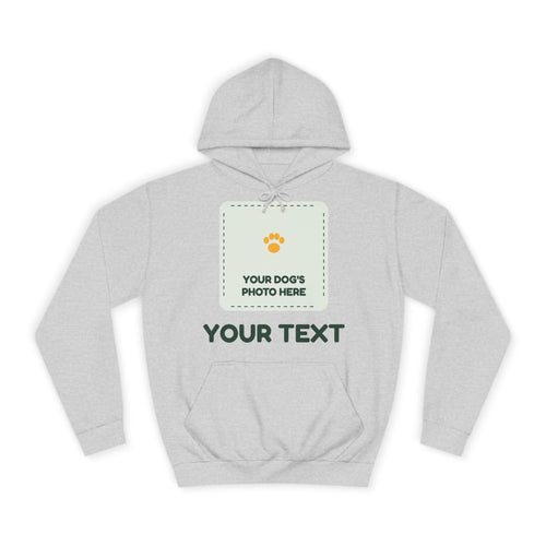 Build Your Own Hoodie – Your Dog's Photo & Text