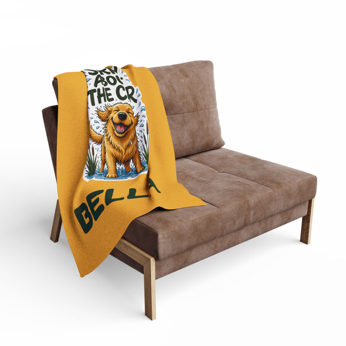 Sorry About the Car Golden Retriever Blanket – Personalised