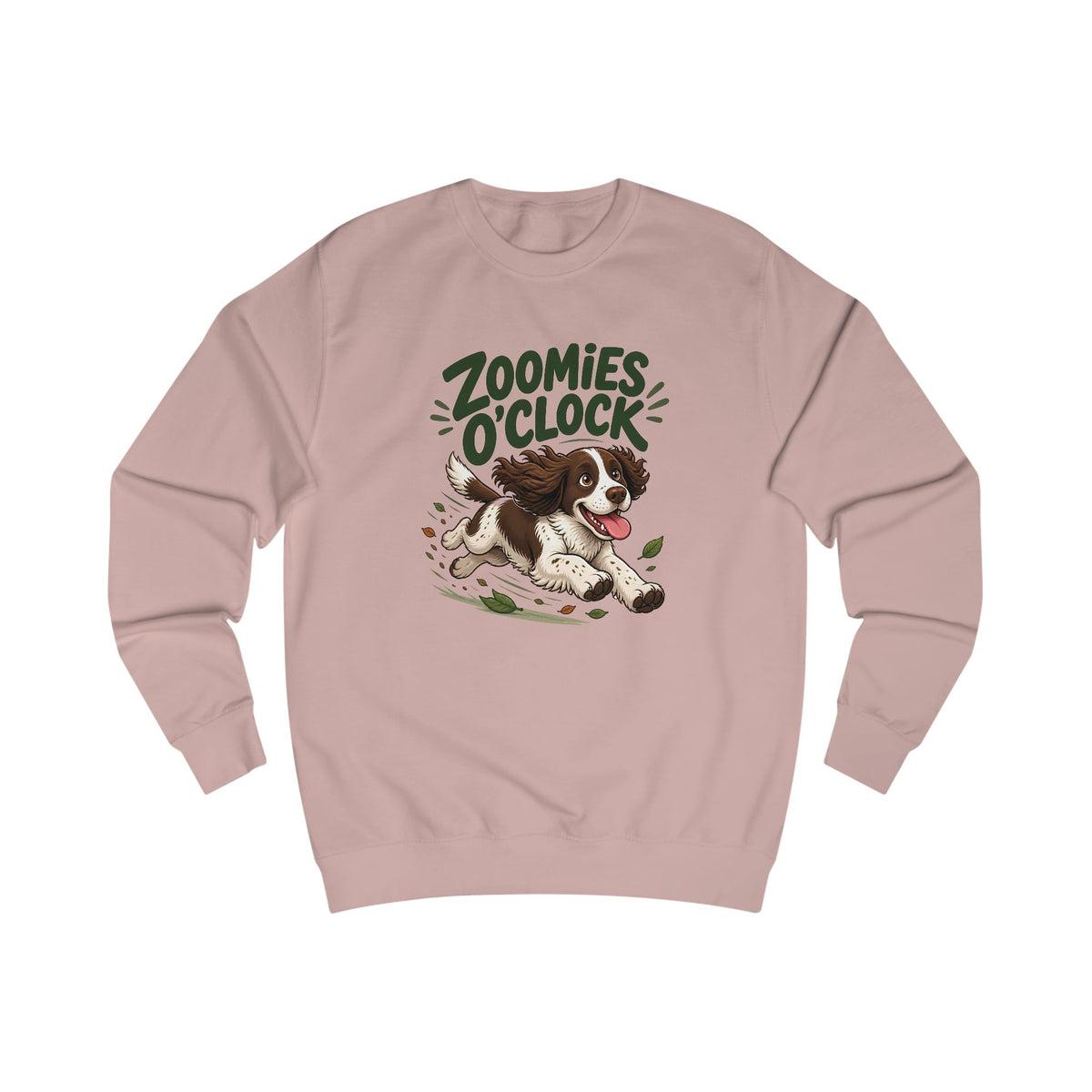 Zoomies O'Clock Springer Spaniel Sweatshirt – Personalised