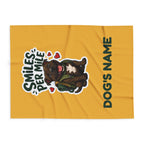 Smiles Per Mile Staffie Blanket – Personalised
