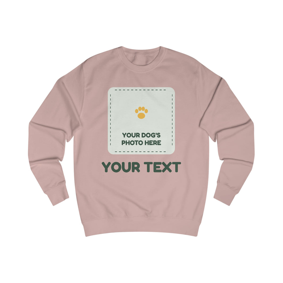 Build Your Own Sweatshirt – Your Dog's Photo & Text