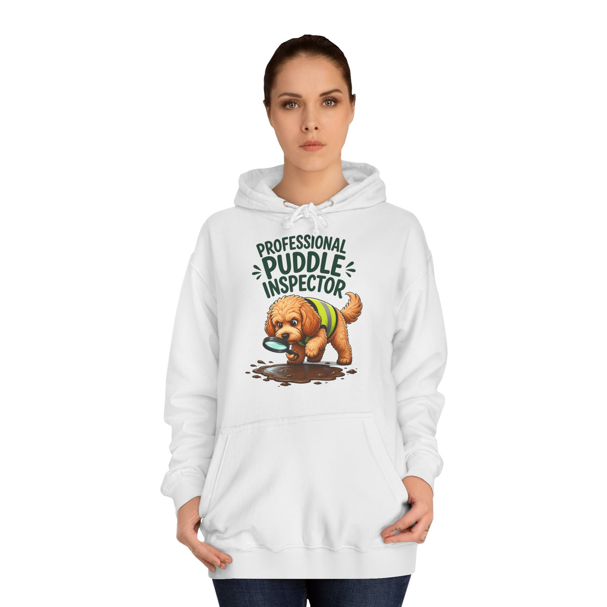 Professional Puddle Inspector Cockapoo Hoodie – Personalised