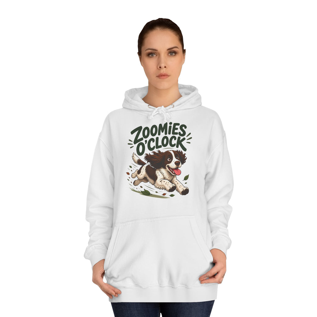 Zoomies O'Clock Springer Spaniel Hoodie – Personalised