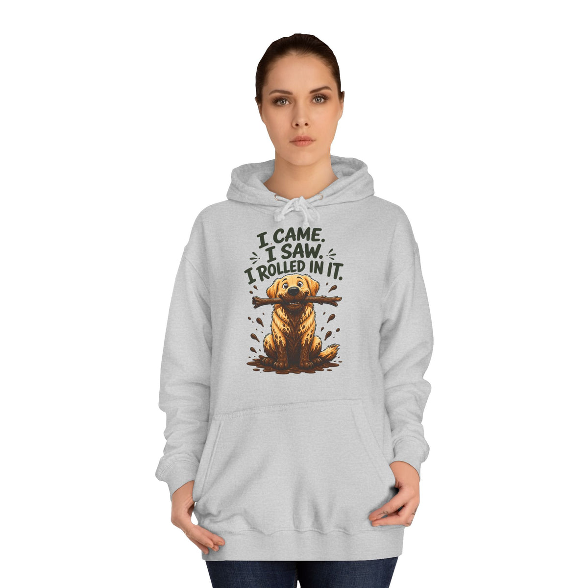 I Came, I Saw, I Rolled In It Labrador Hoodie – Personalised