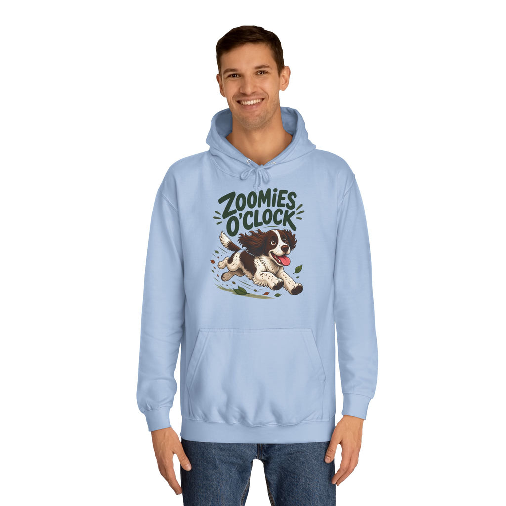 Zoomies O'Clock Springer Spaniel Hoodie – Personalised