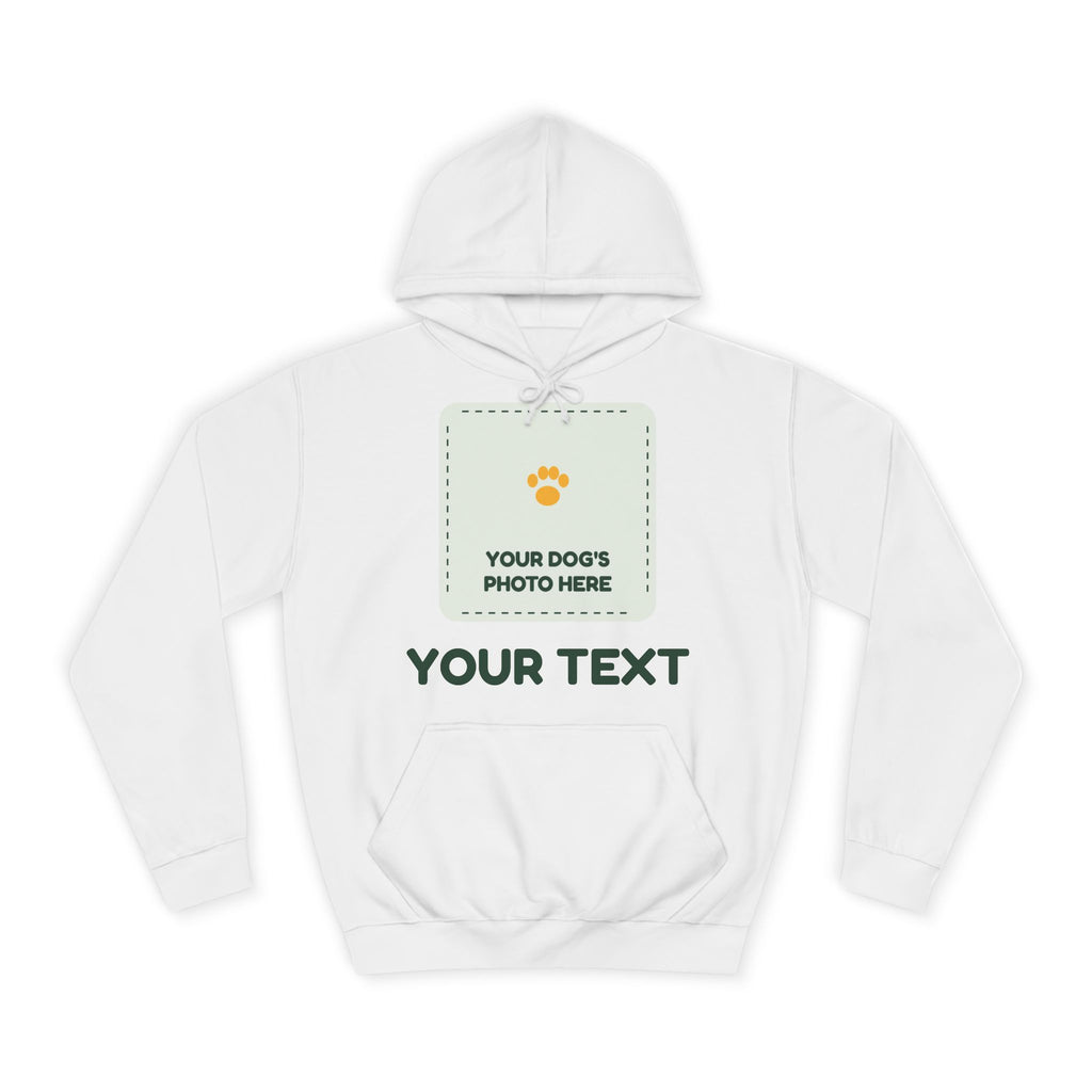 Build Your Own Hoodie – Your Dog's Photo & Text