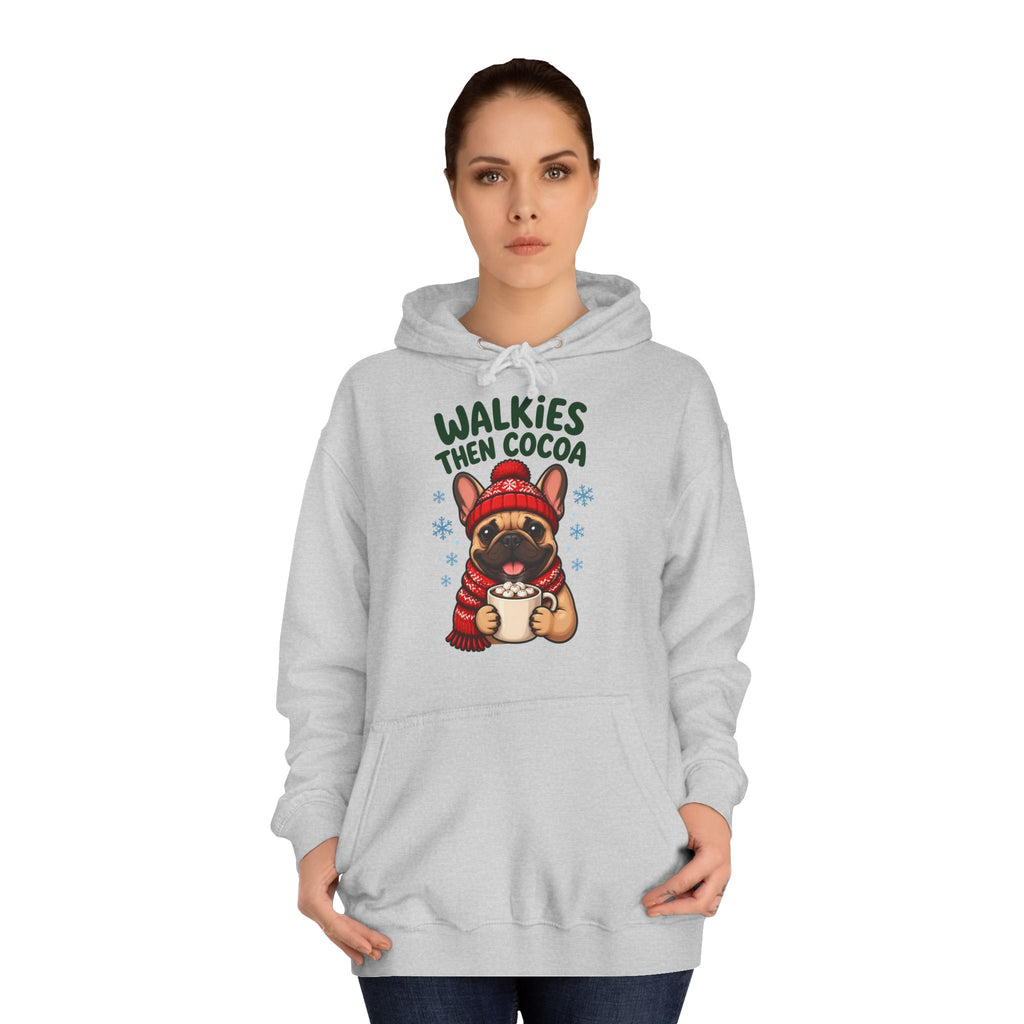 Walkies Then Cocoa French Bulldog Hoodie – Personalised