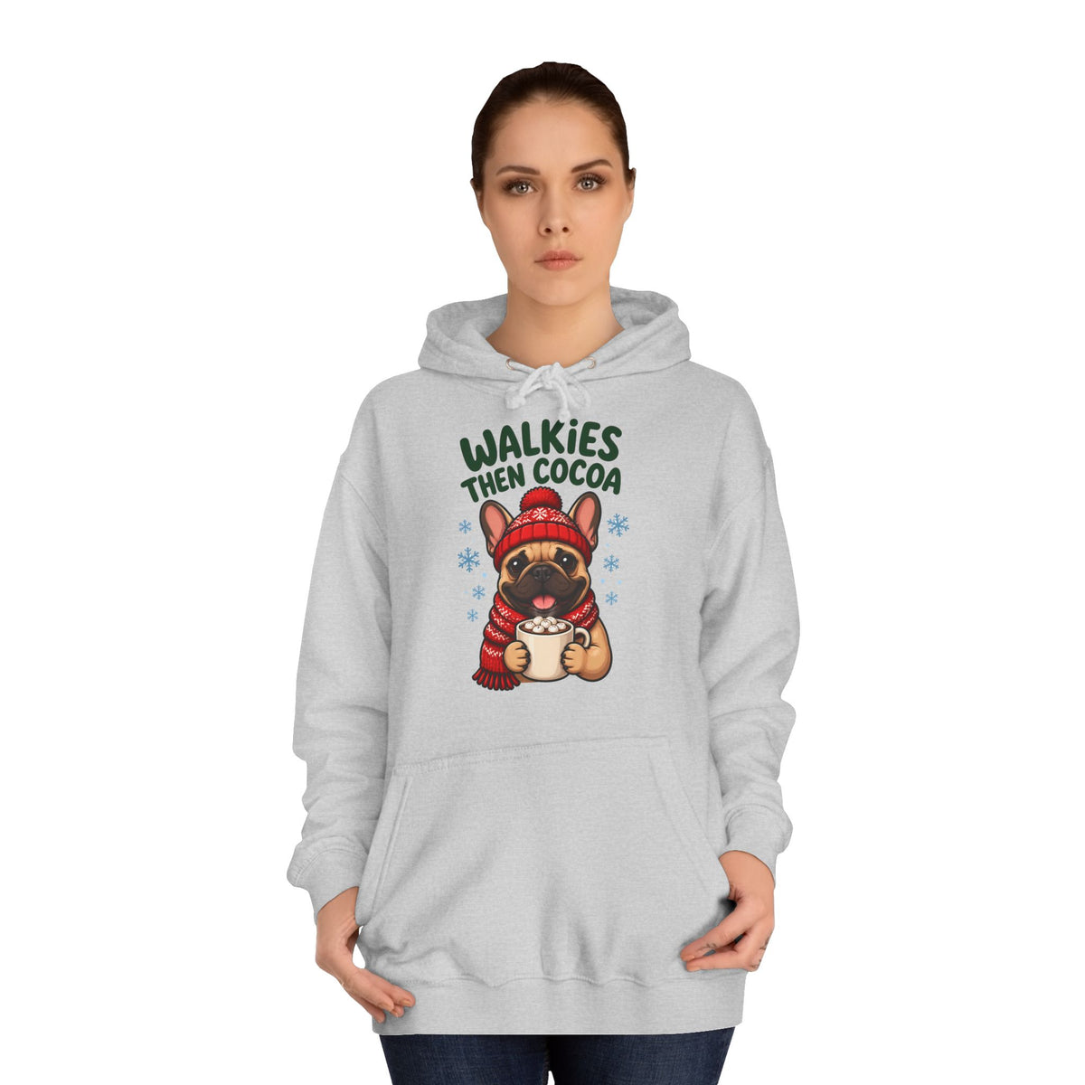 Walkies Then Cocoa French Bulldog Hoodie – Personalised