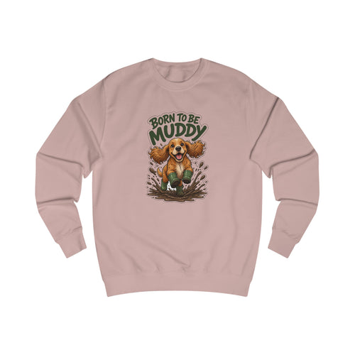 Born to be Muddy Cocker Spaniel Sweatshirt – Personalised