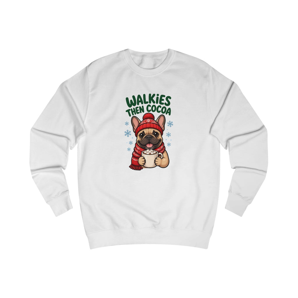 Walkies Then Cocoa French Bulldog Sweatshirt – Personalised
