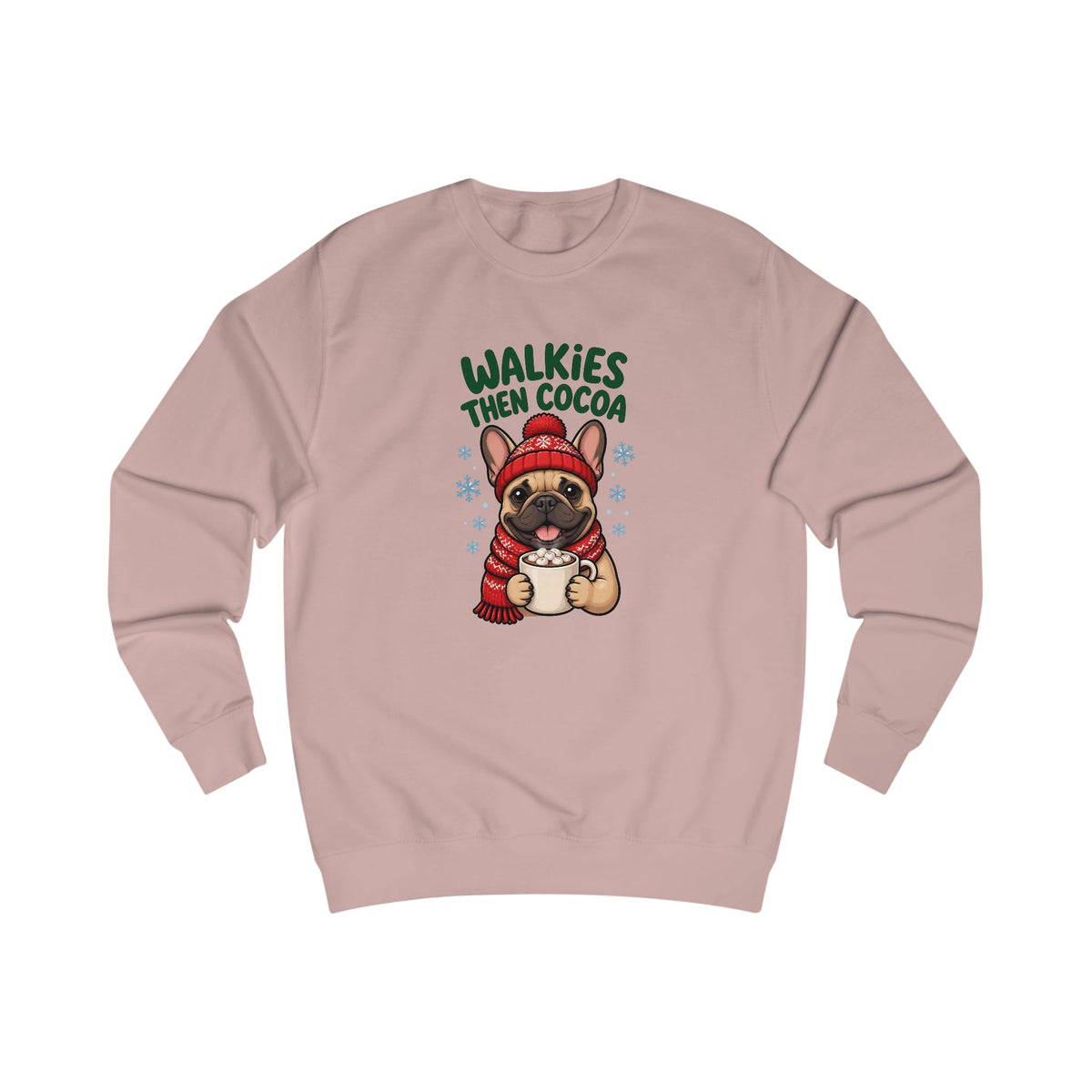 Walkies Then Cocoa French Bulldog Sweatshirt – Personalised
