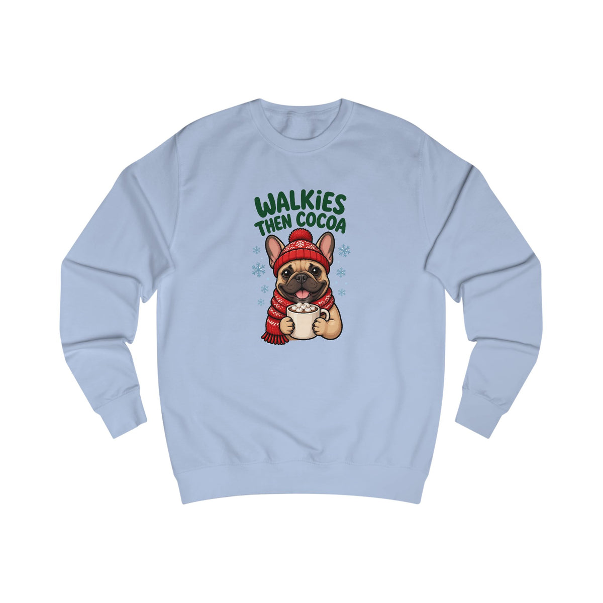Walkies Then Cocoa French Bulldog Sweatshirt – Personalised