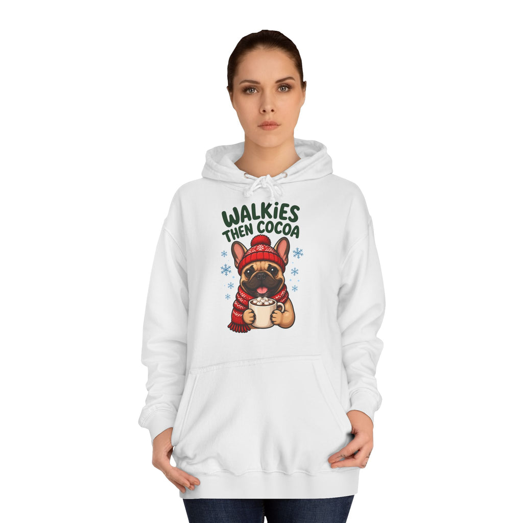 Walkies Then Cocoa French Bulldog Hoodie – Personalised