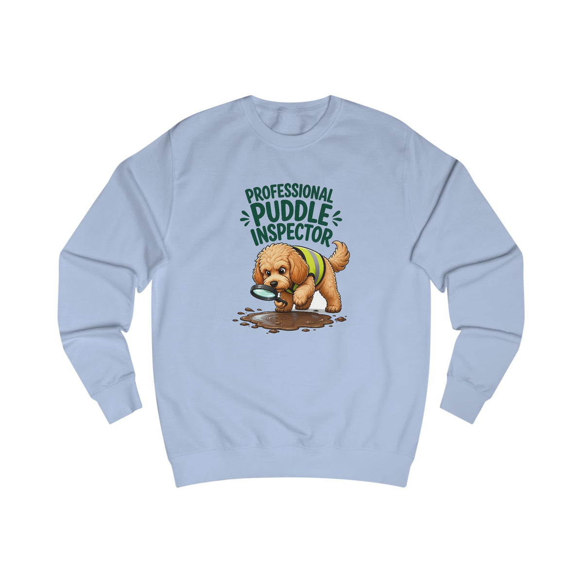 Professional Puddle Inspector Cockapoo Sweatshirt – Personalised