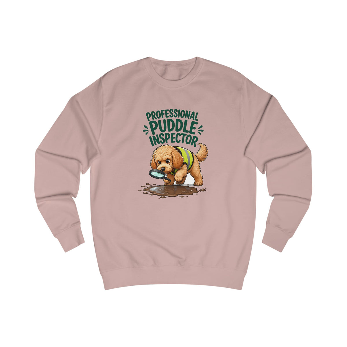 Professional Puddle Inspector Cockapoo Sweatshirt – Personalised