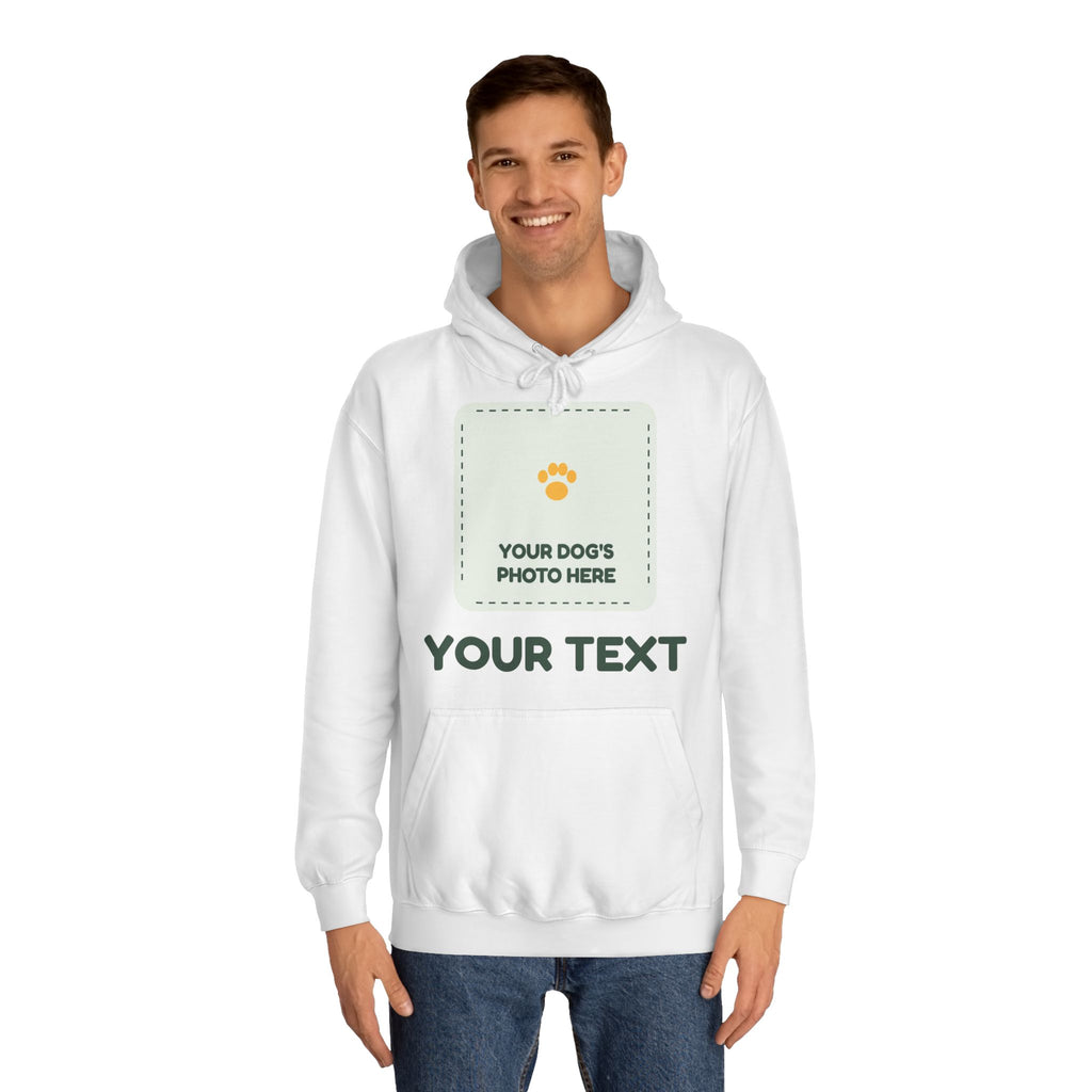 Build Your Own Hoodie – Your Dog's Photo & Text