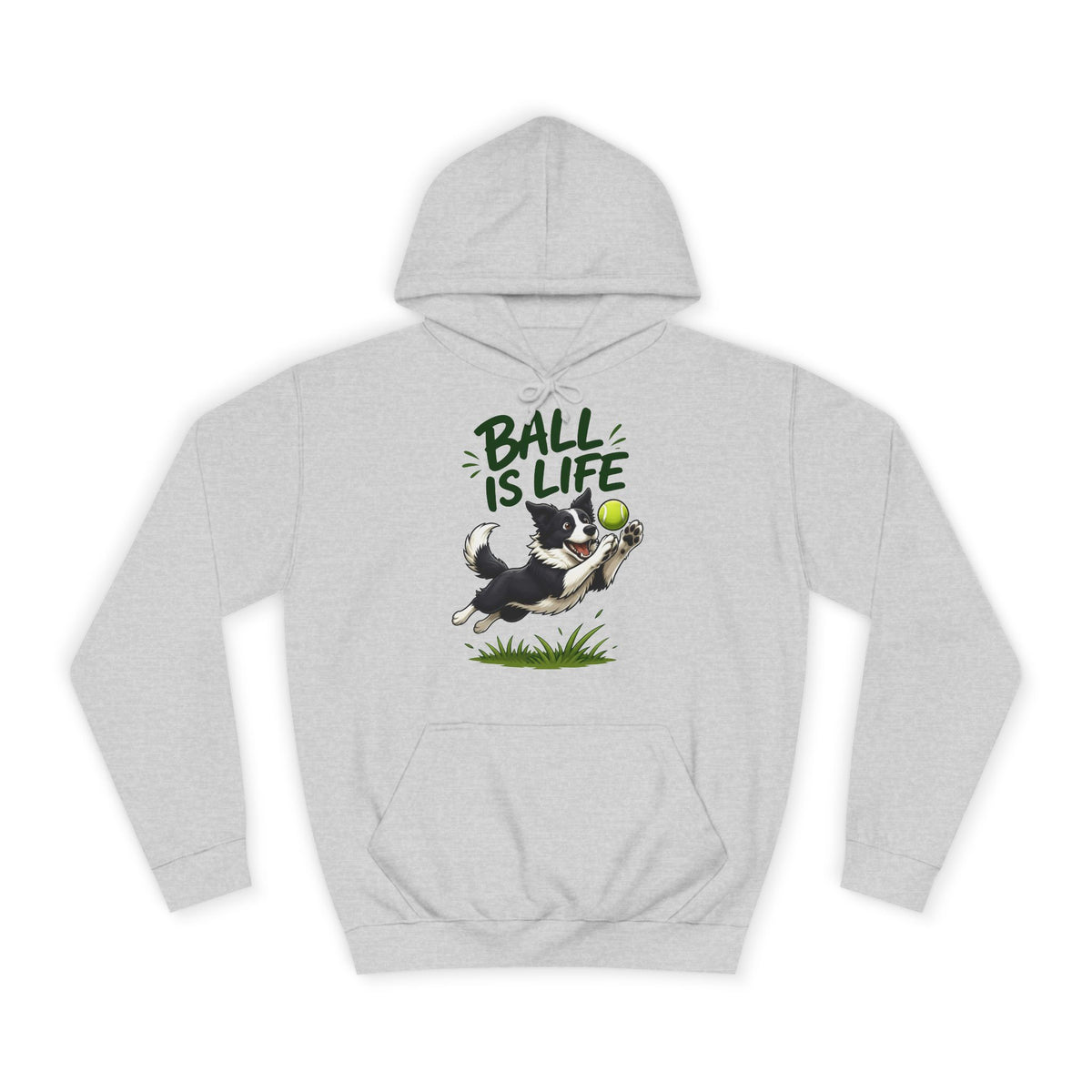 Ball Is Life Border Collie Hoodie – Personalised