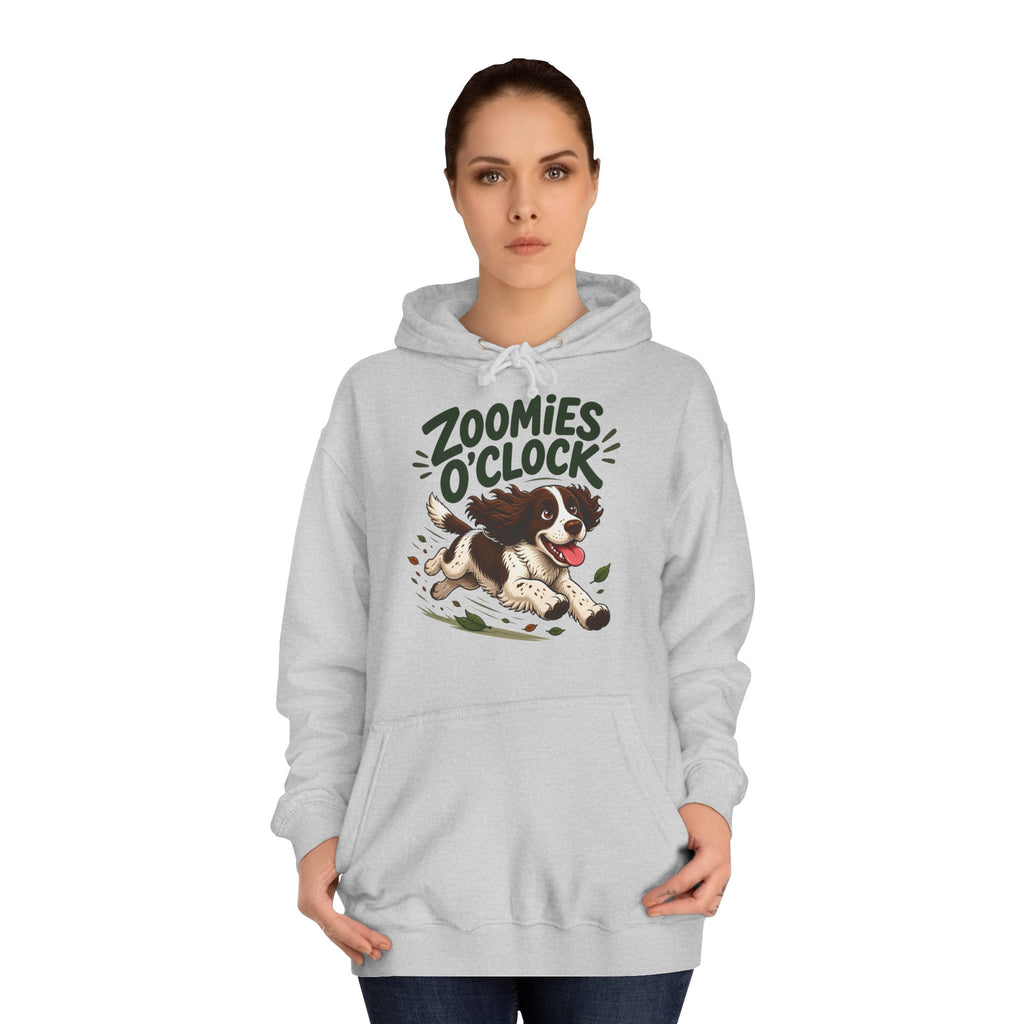 Zoomies O'Clock Springer Spaniel Hoodie – Personalised