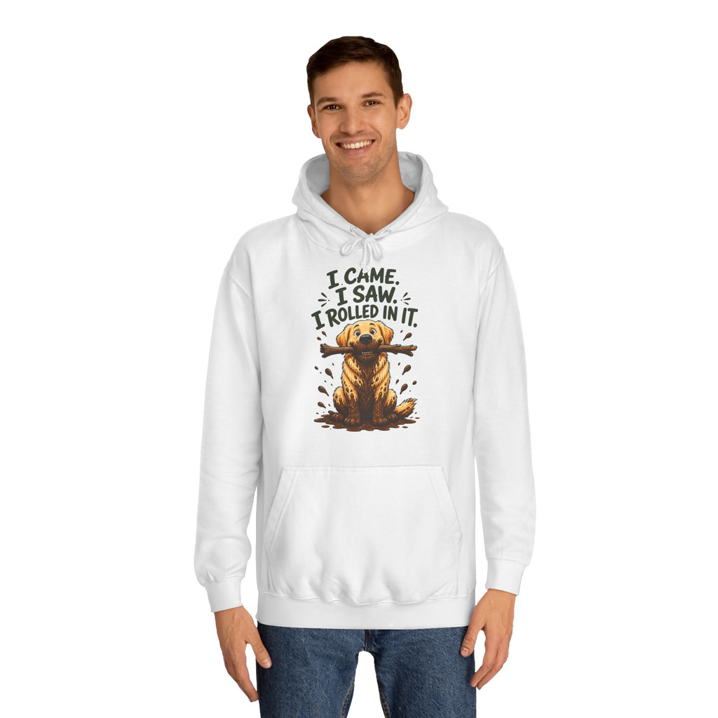 I Came, I Saw, I Rolled In It Labrador Hoodie – Personalised
