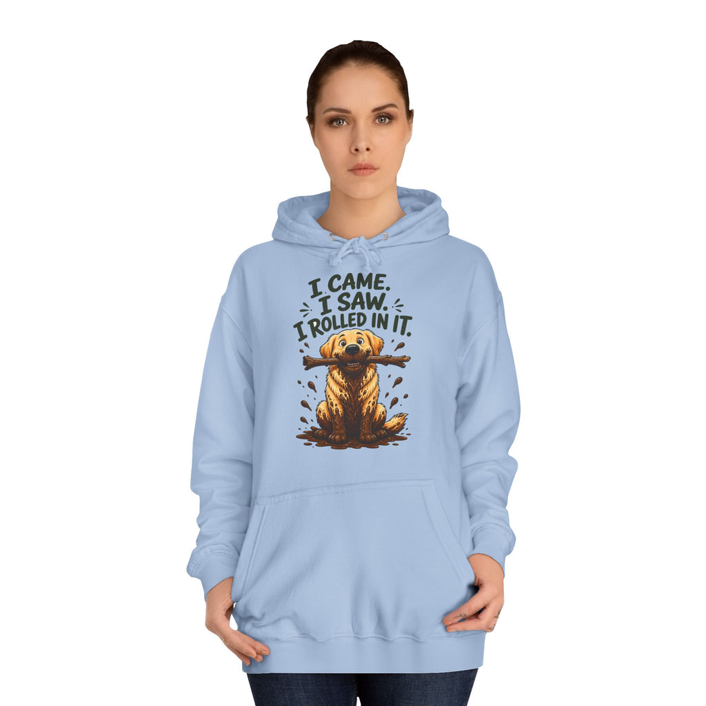 I Came, I Saw, I Rolled In It Labrador Hoodie – Personalised