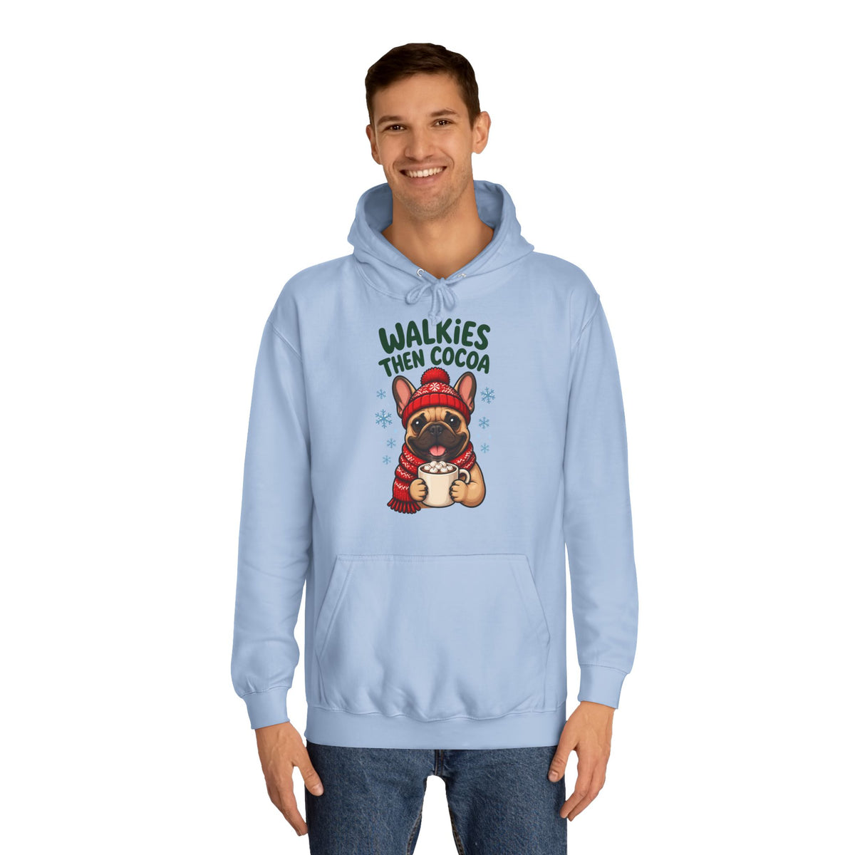 Walkies Then Cocoa French Bulldog Hoodie – Personalised