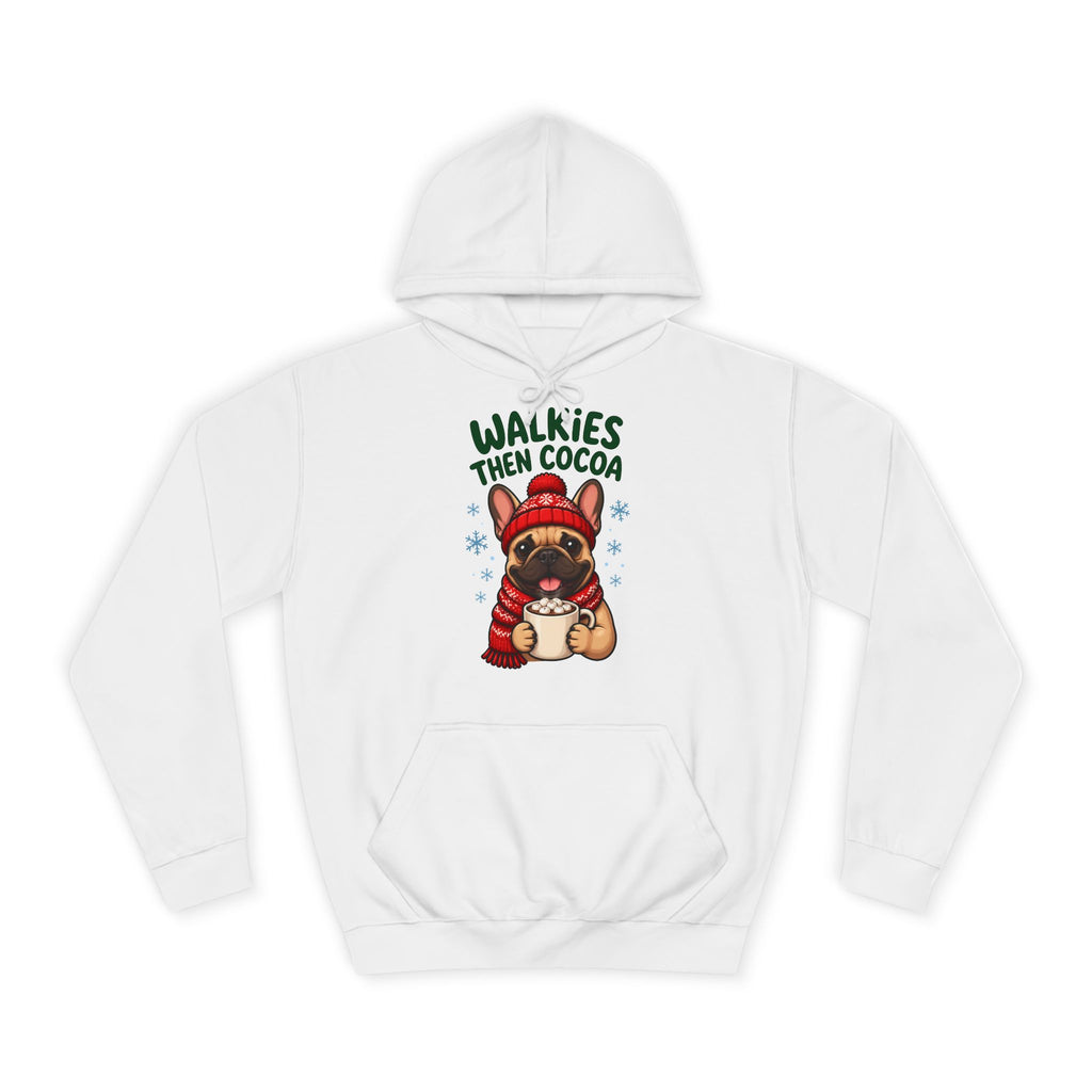 Walkies Then Cocoa French Bulldog Hoodie – Personalised