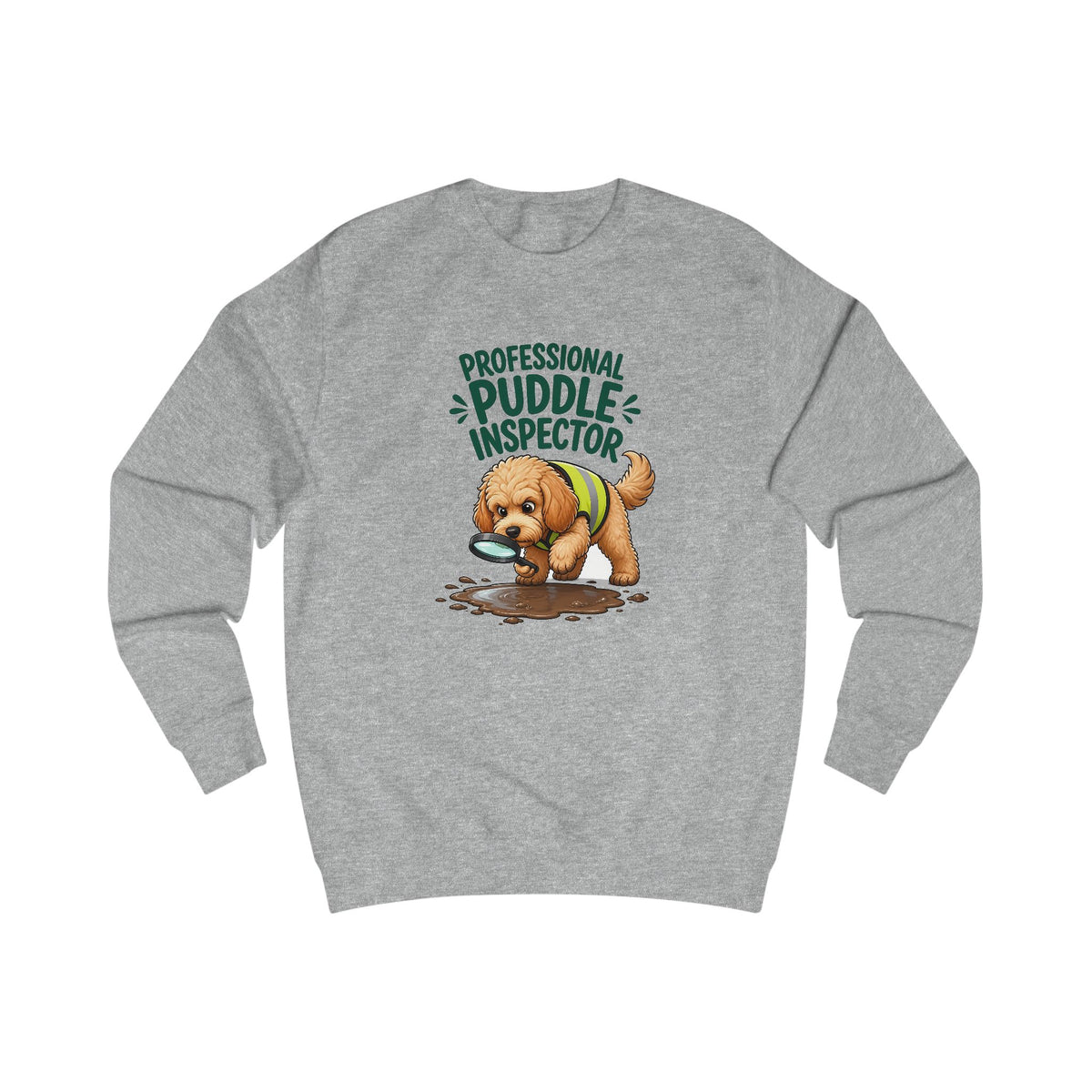 Professional Puddle Inspector Cockapoo Sweatshirt – Personalised