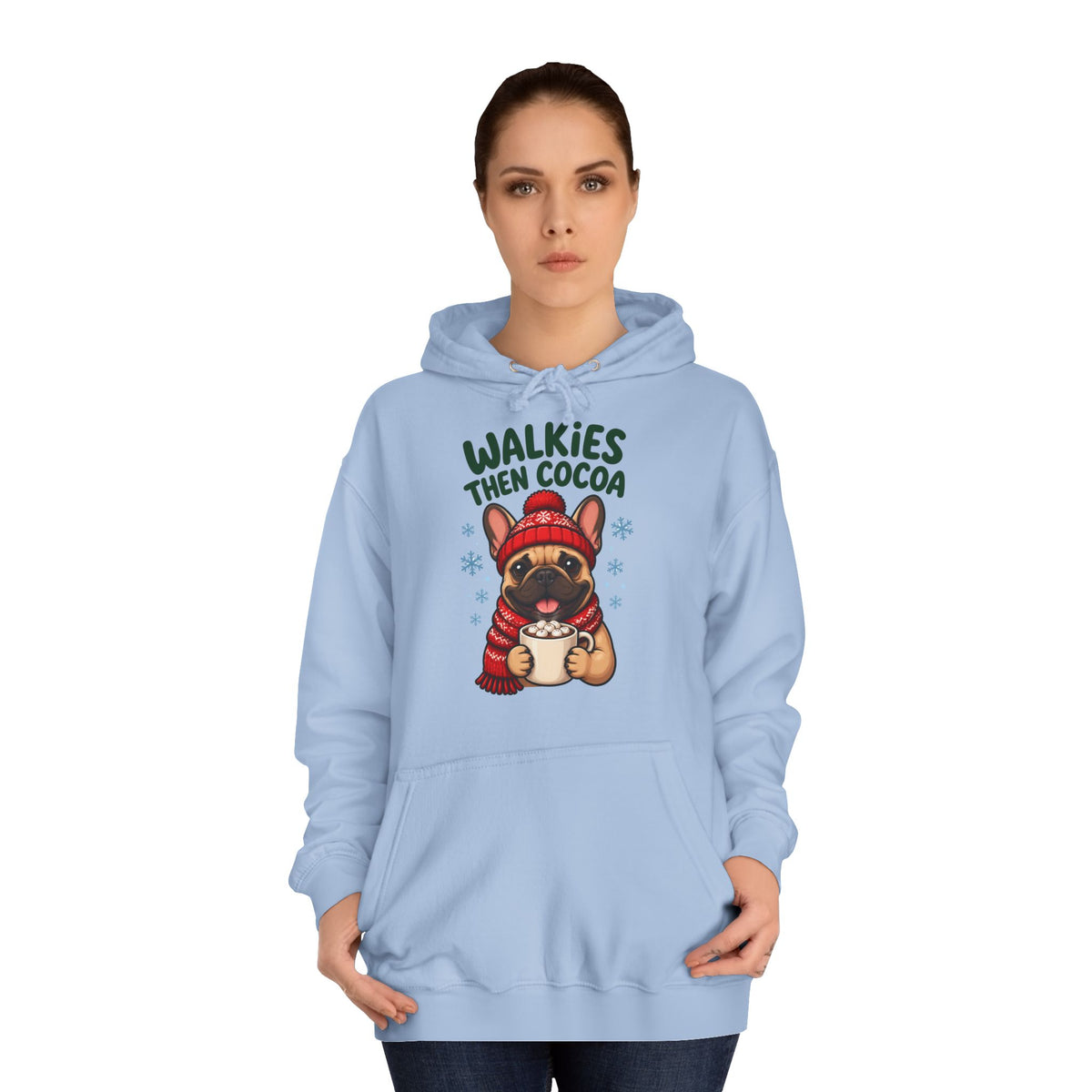Walkies Then Cocoa French Bulldog Hoodie – Personalised