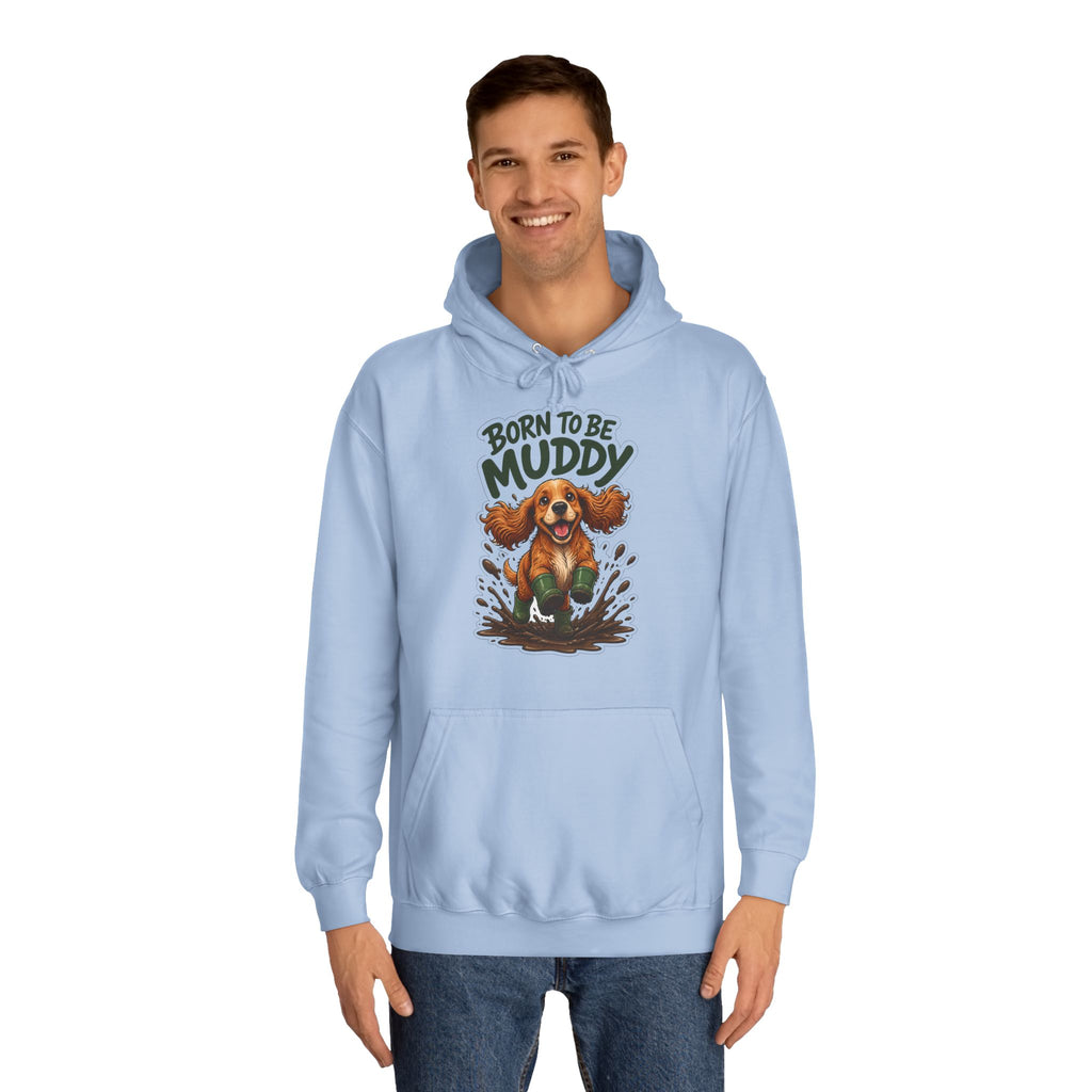 Born to be Muddy Cocker Spaniel Hoodie – Personalised