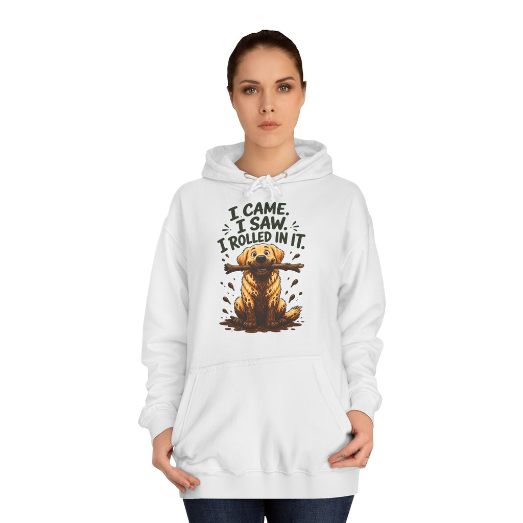 I Came, I Saw, I Rolled In It Labrador Hoodie – Personalised