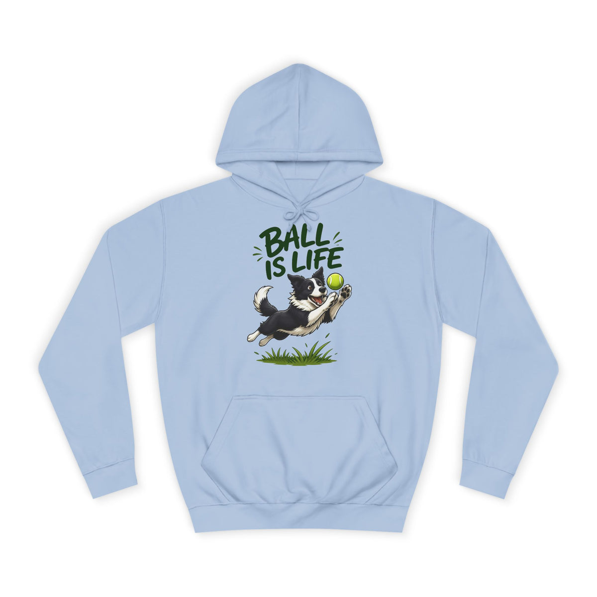 Ball Is Life Border Collie Hoodie – Personalised
