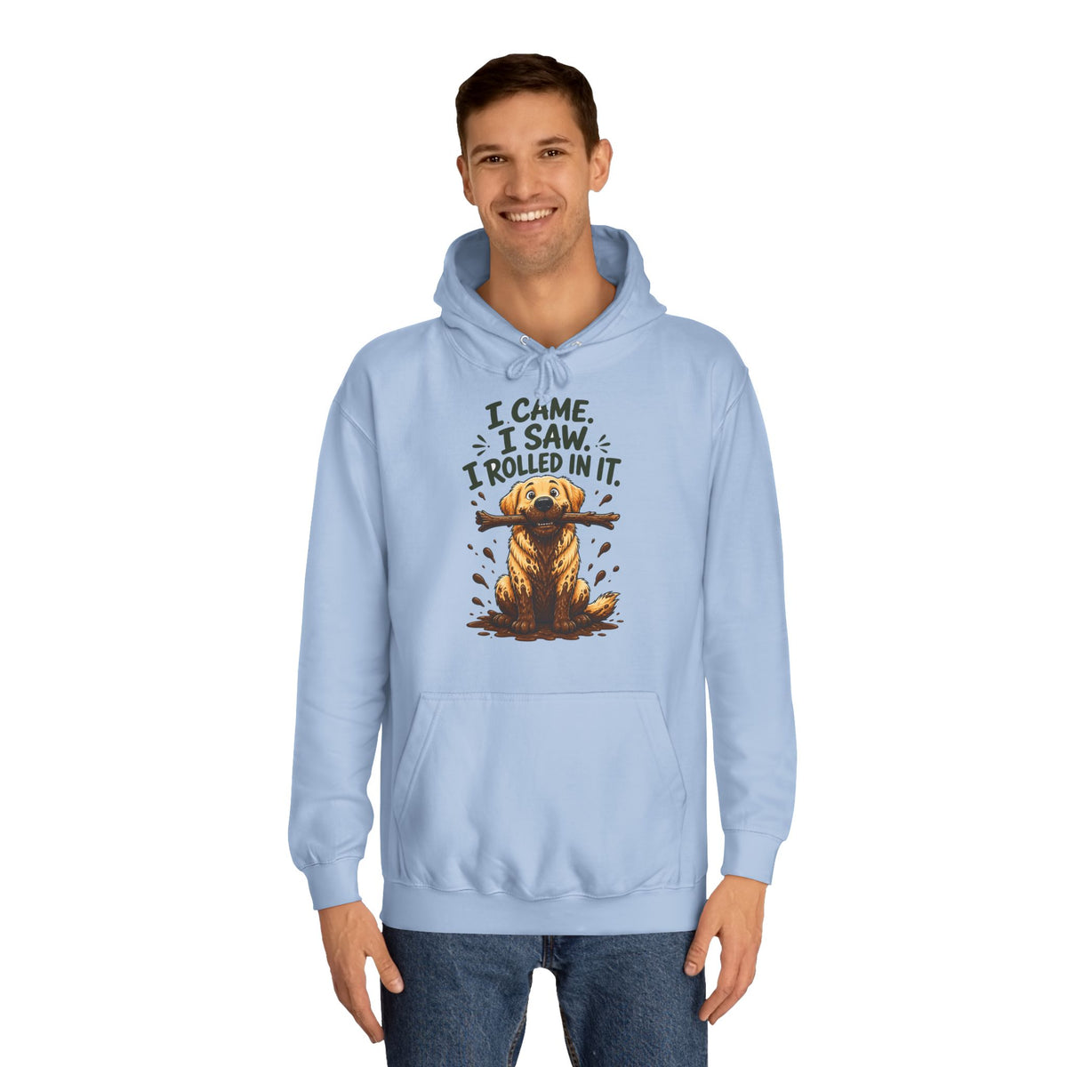 I Came, I Saw, I Rolled In It Labrador Hoodie – Personalised