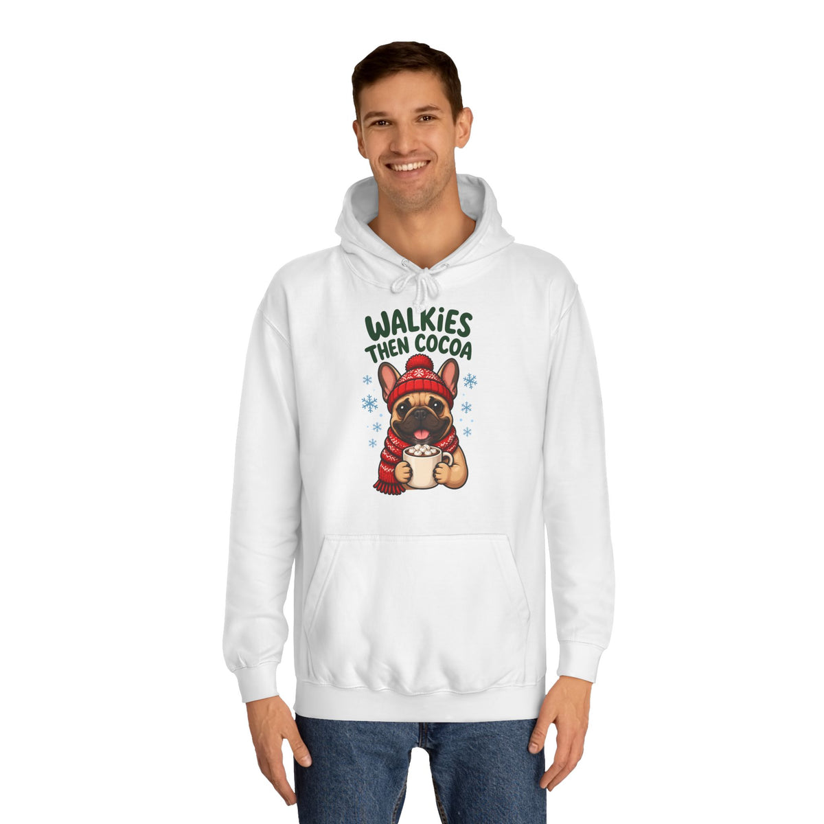 Walkies Then Cocoa French Bulldog Hoodie – Personalised