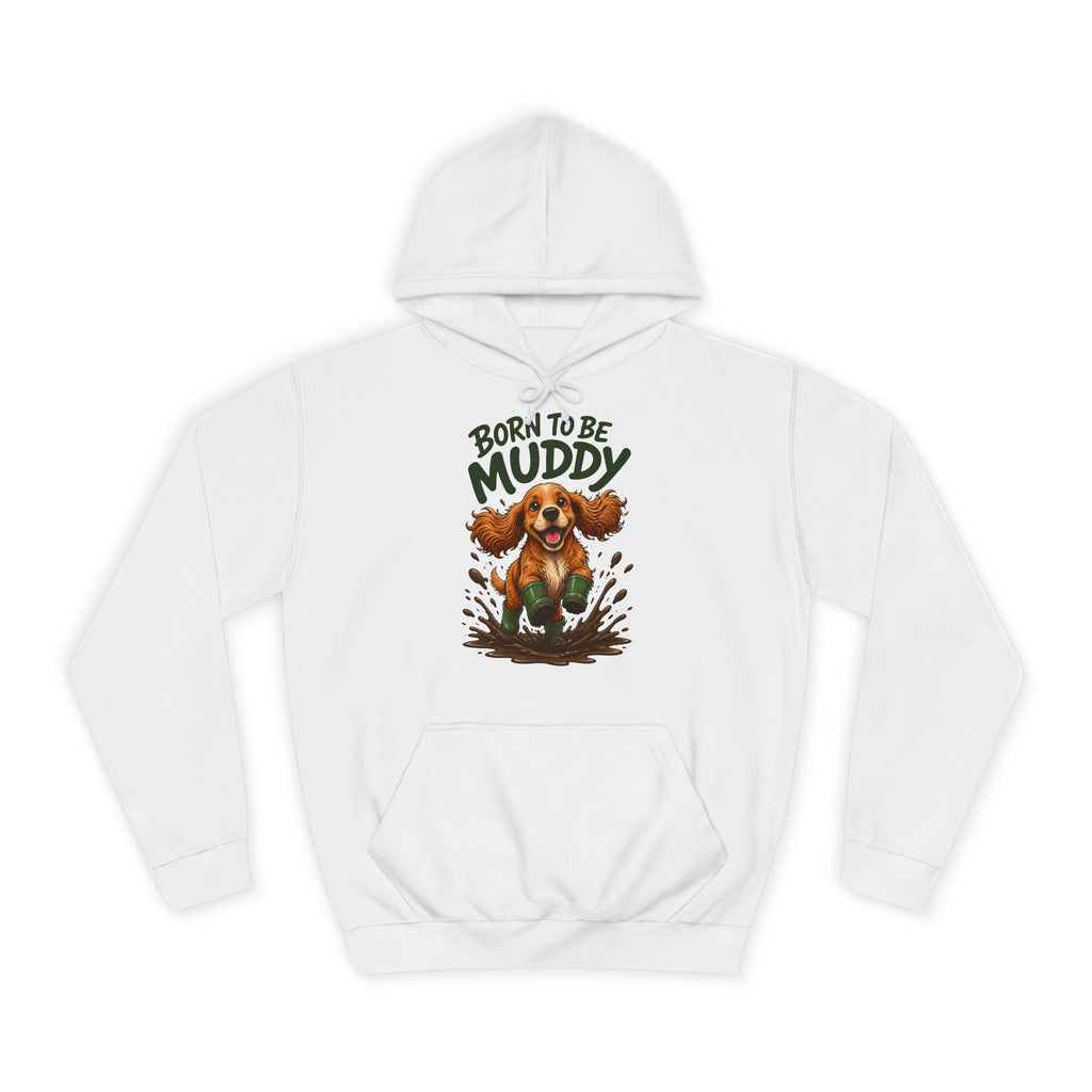 Born to be Muddy Cocker Spaniel Hoodie – Personalised