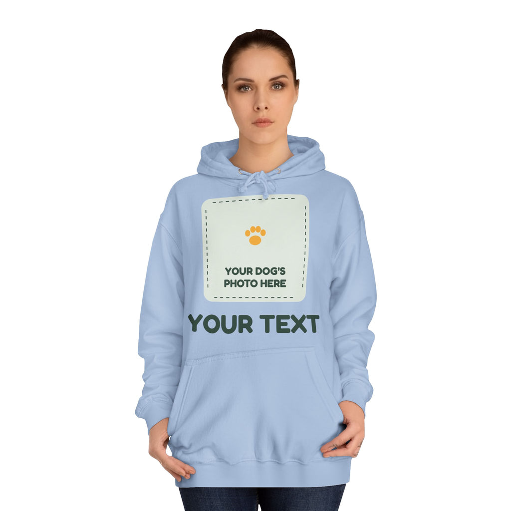 Build Your Own Hoodie – Your Dog's Photo & Text