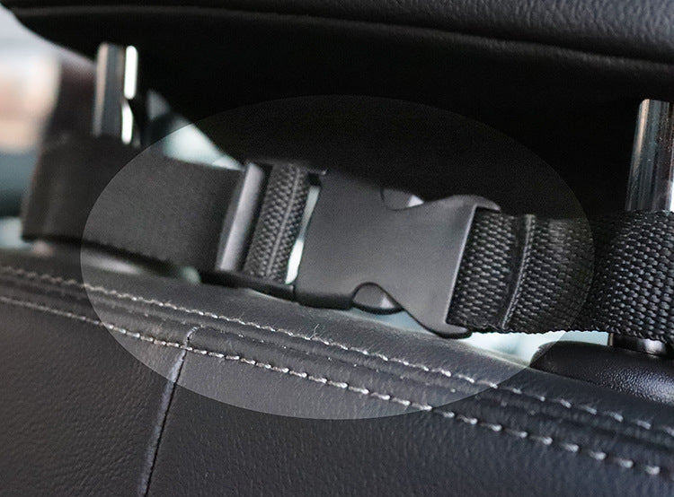 Headrest buckle detail