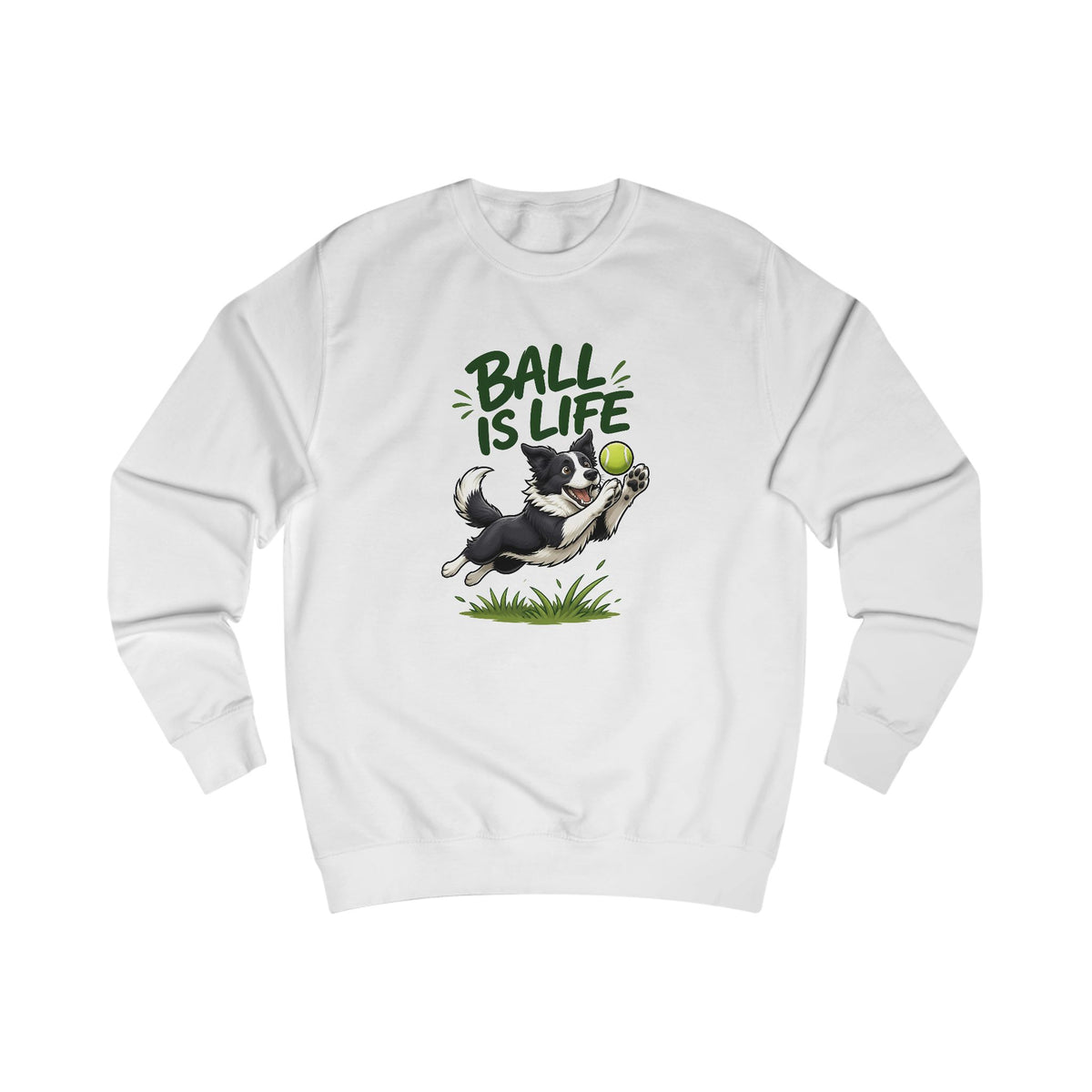 Ball Is Life Border Collie Sweatshirt – Personalised