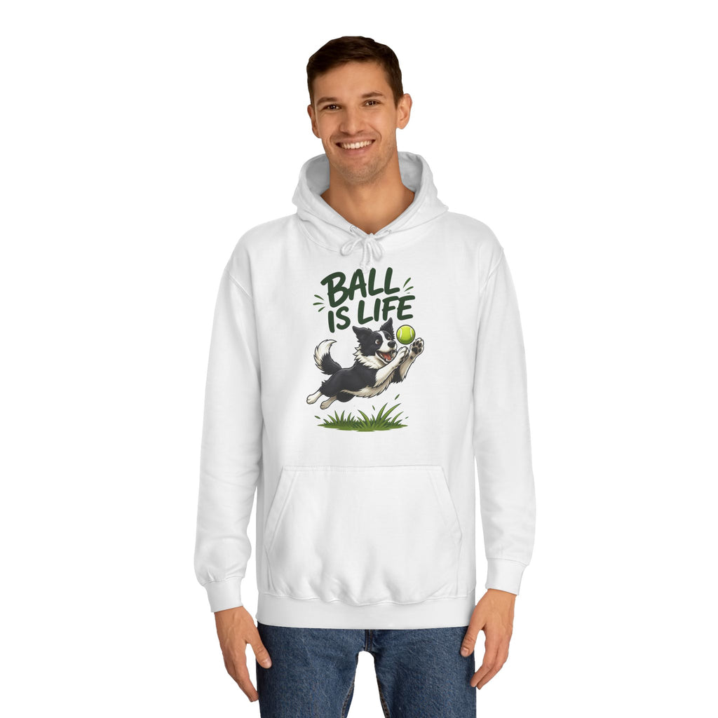 Ball Is Life Border Collie Hoodie – Personalised