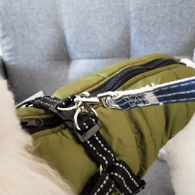 The Winter Gilet with built-in harness