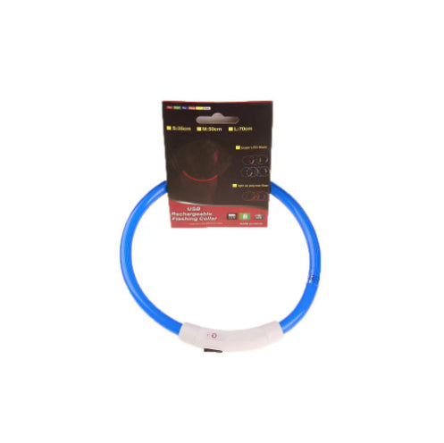 The Glow Collar in blue