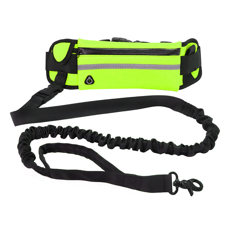 The Hands-Free Lead in hi-vis yellow
