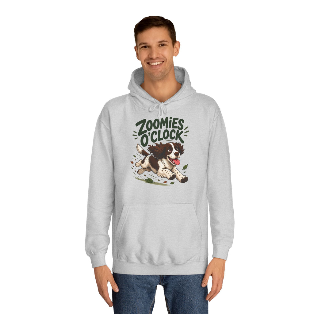 Zoomies O'Clock Springer Spaniel Hoodie – Personalised