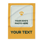 Build Your Own Blanket – Your Dog's Photo & Text