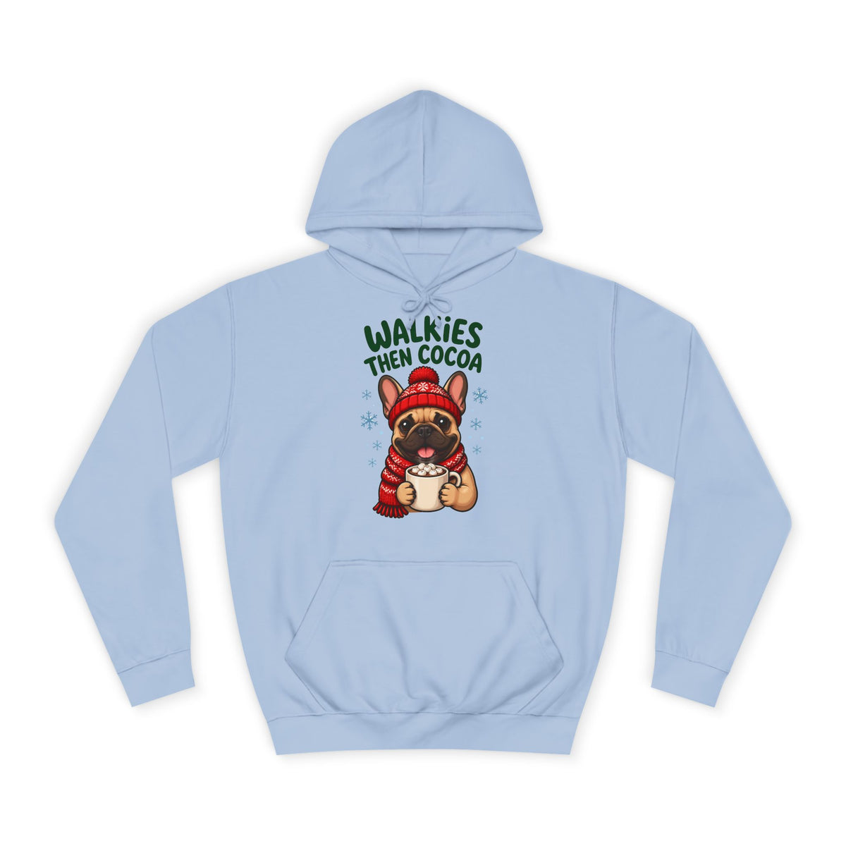 Walkies Then Cocoa French Bulldog Hoodie – Personalised