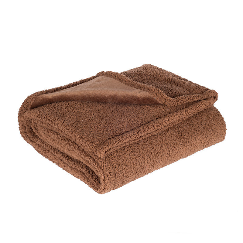 The Fireside Blanket in chestnut