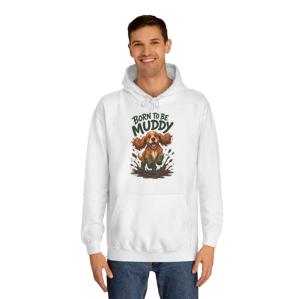 Born to be Muddy Cocker Spaniel Hoodie – Personalised