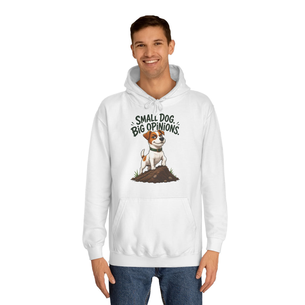 Small Dog Big Opinions Jack Russell Hoodie – Personalised