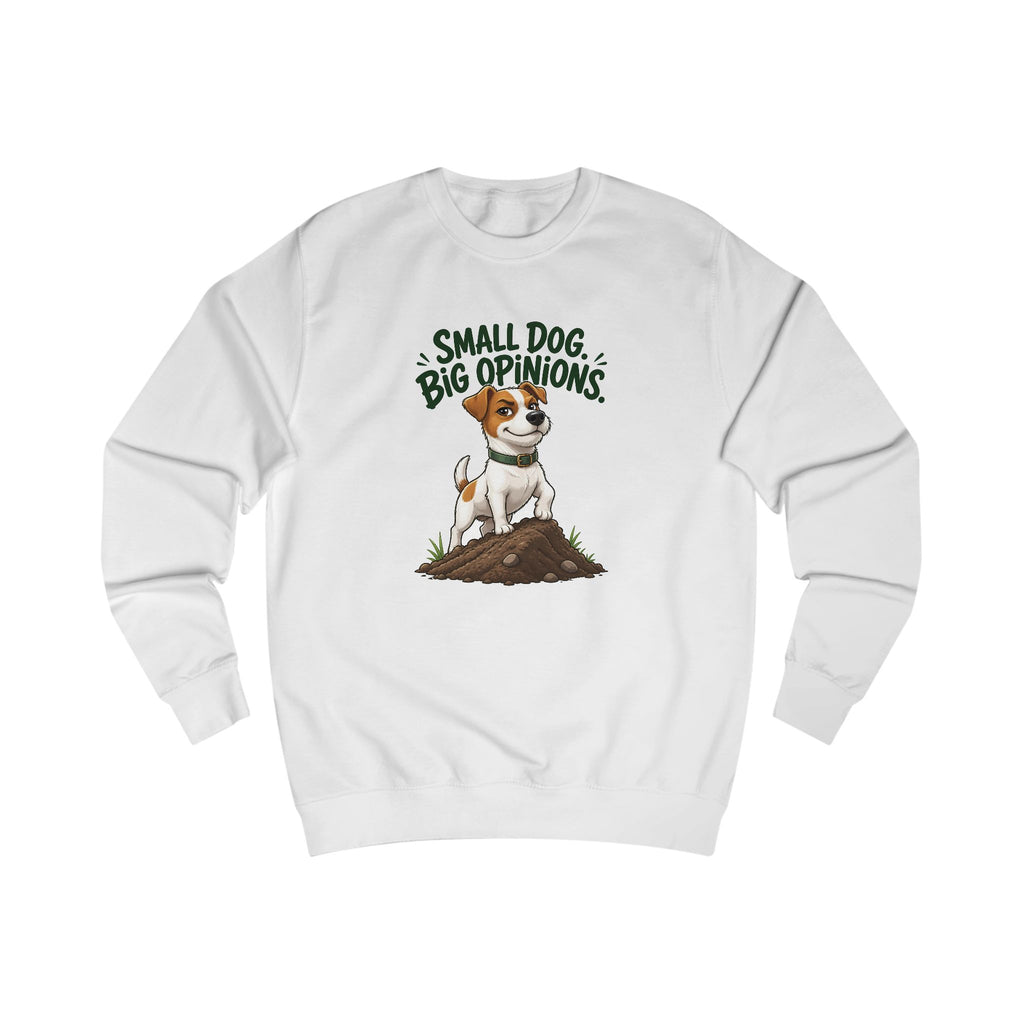 Small Dog Big Opinions Jack Russell Sweatshirt – Personalised